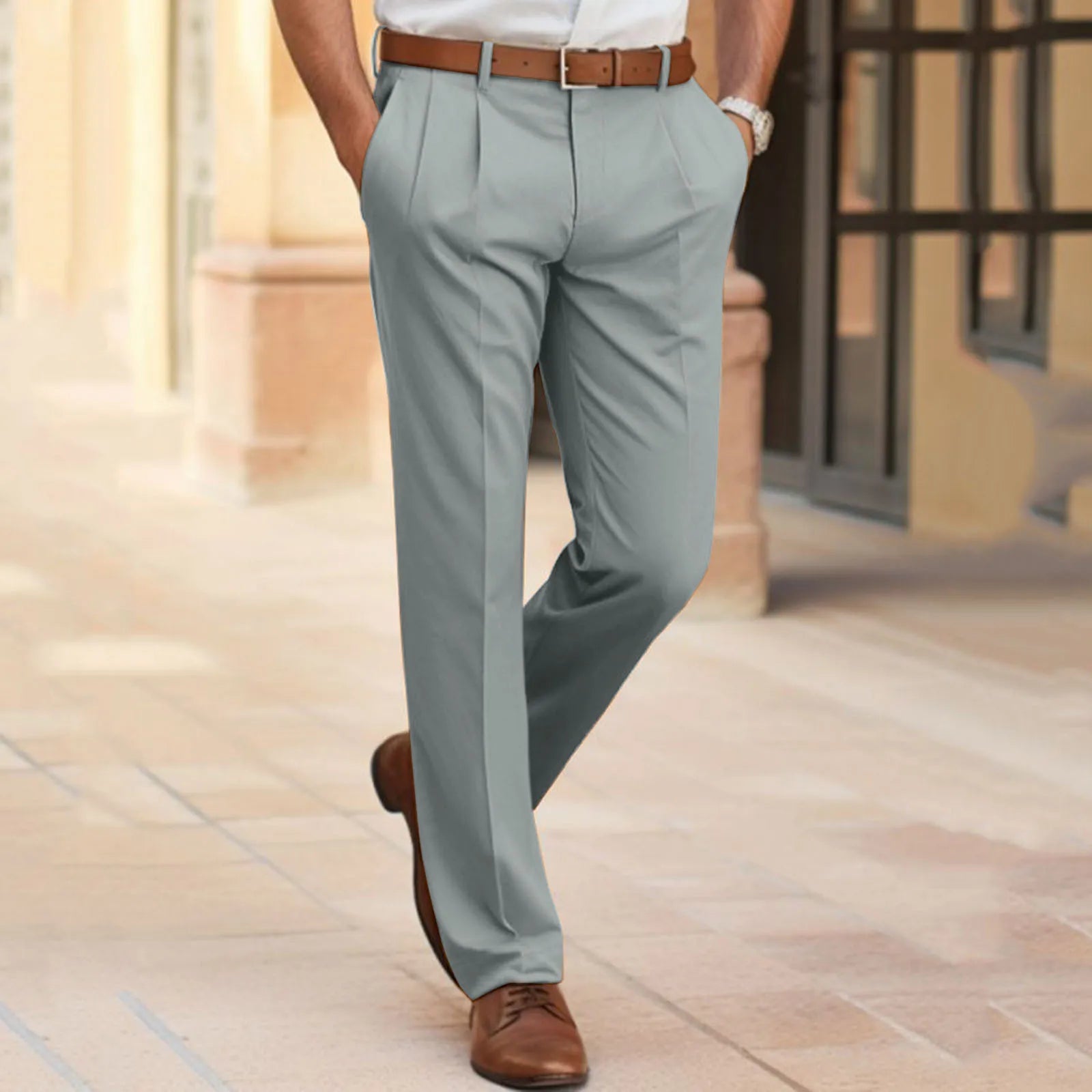 Harry | Rechte broek met een middelhoge taille