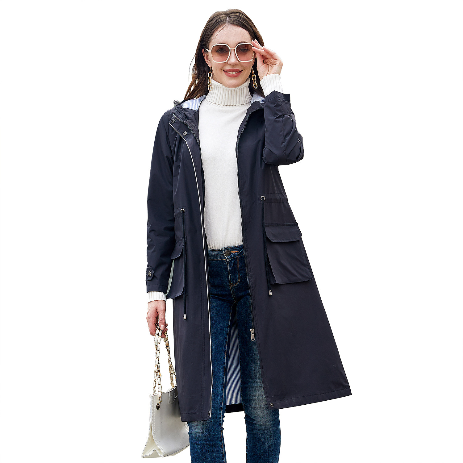 Bethany - Stijlvolle waterdichte trenchcoat