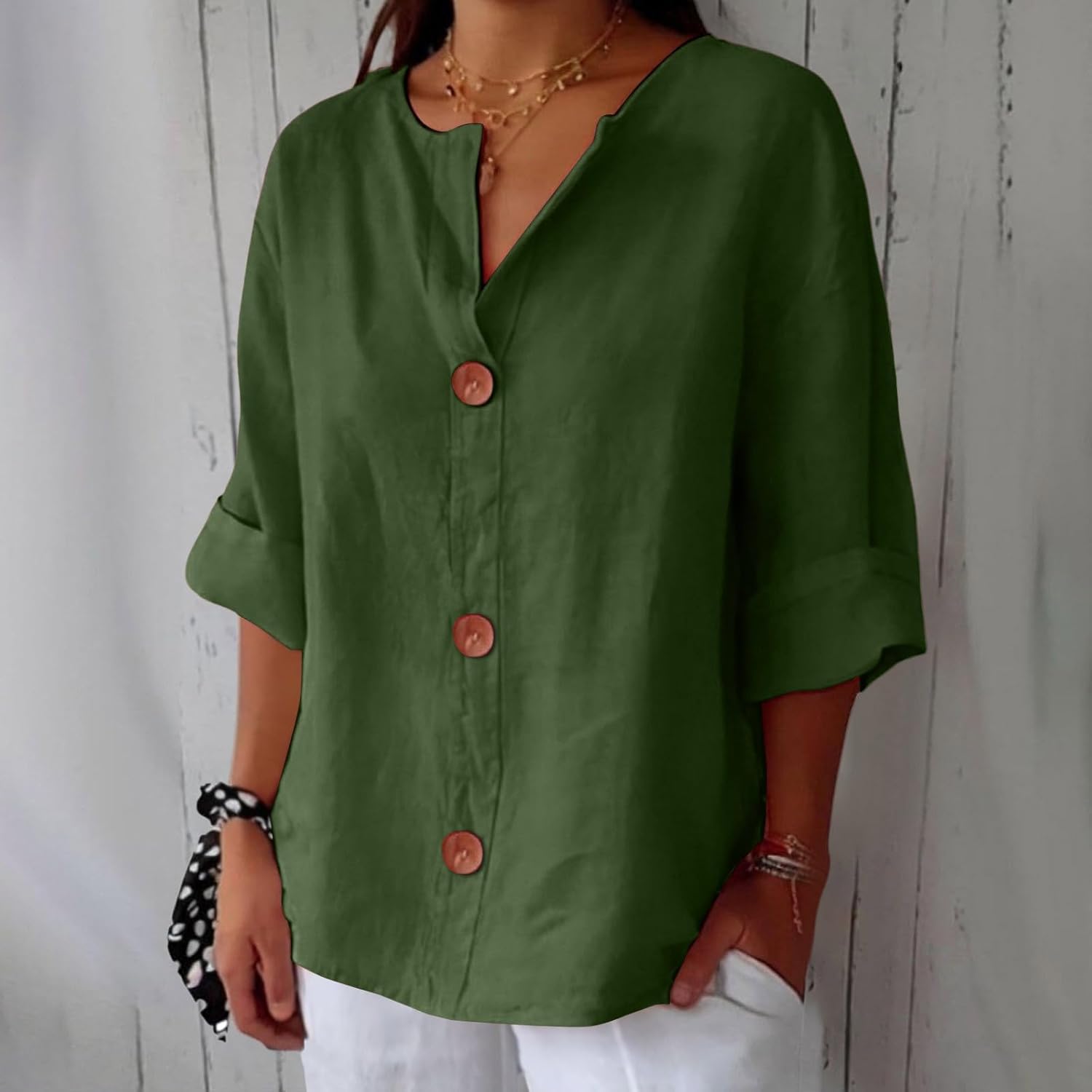 Clara™ | Casual Linnen Blouse