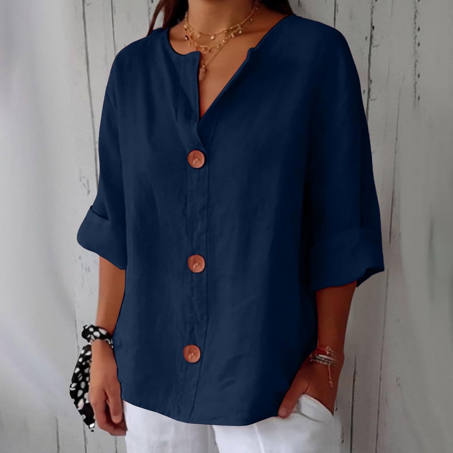 Clara™ | Casual Linnen Blouse