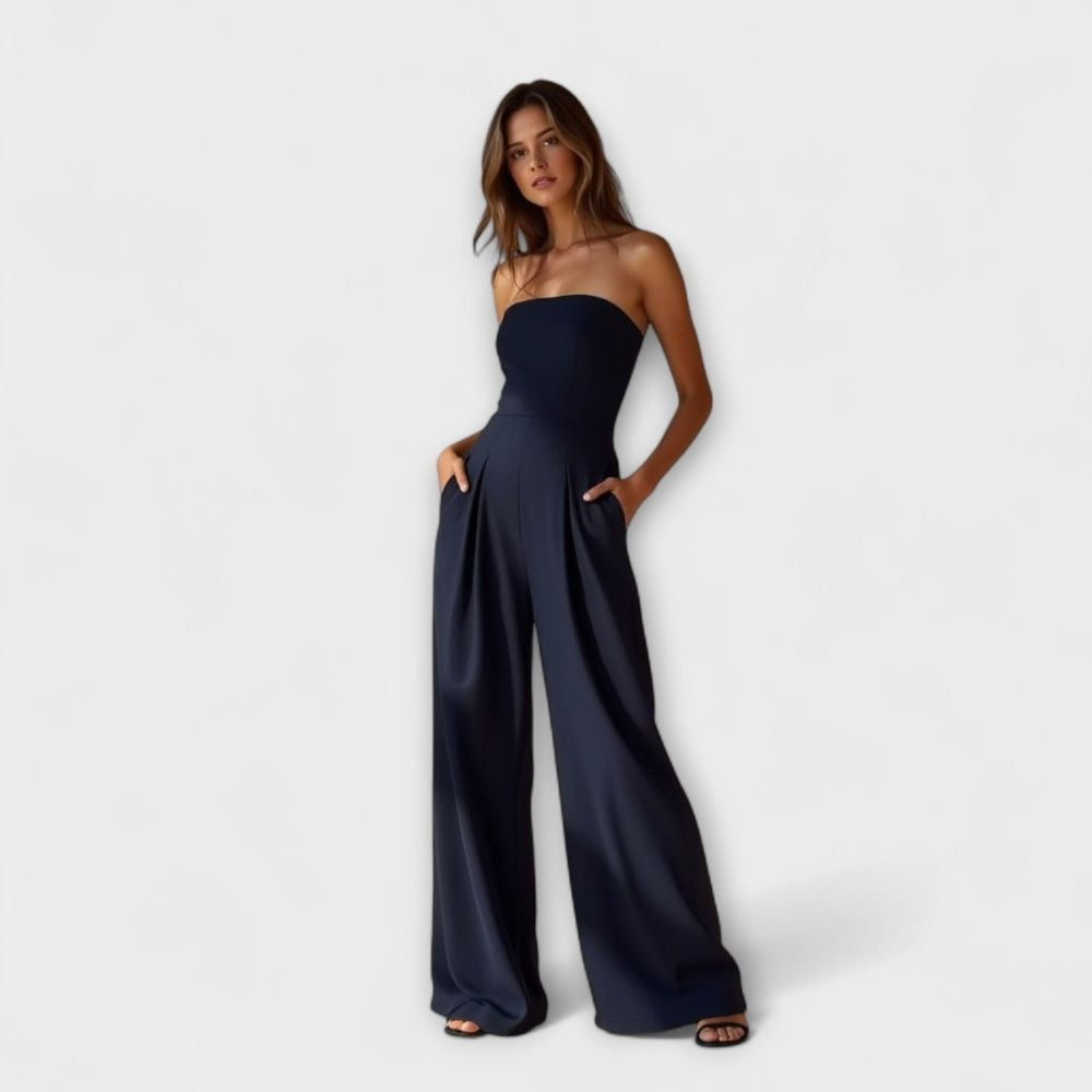 Amélie - Elegante Strapless Jumpsuit