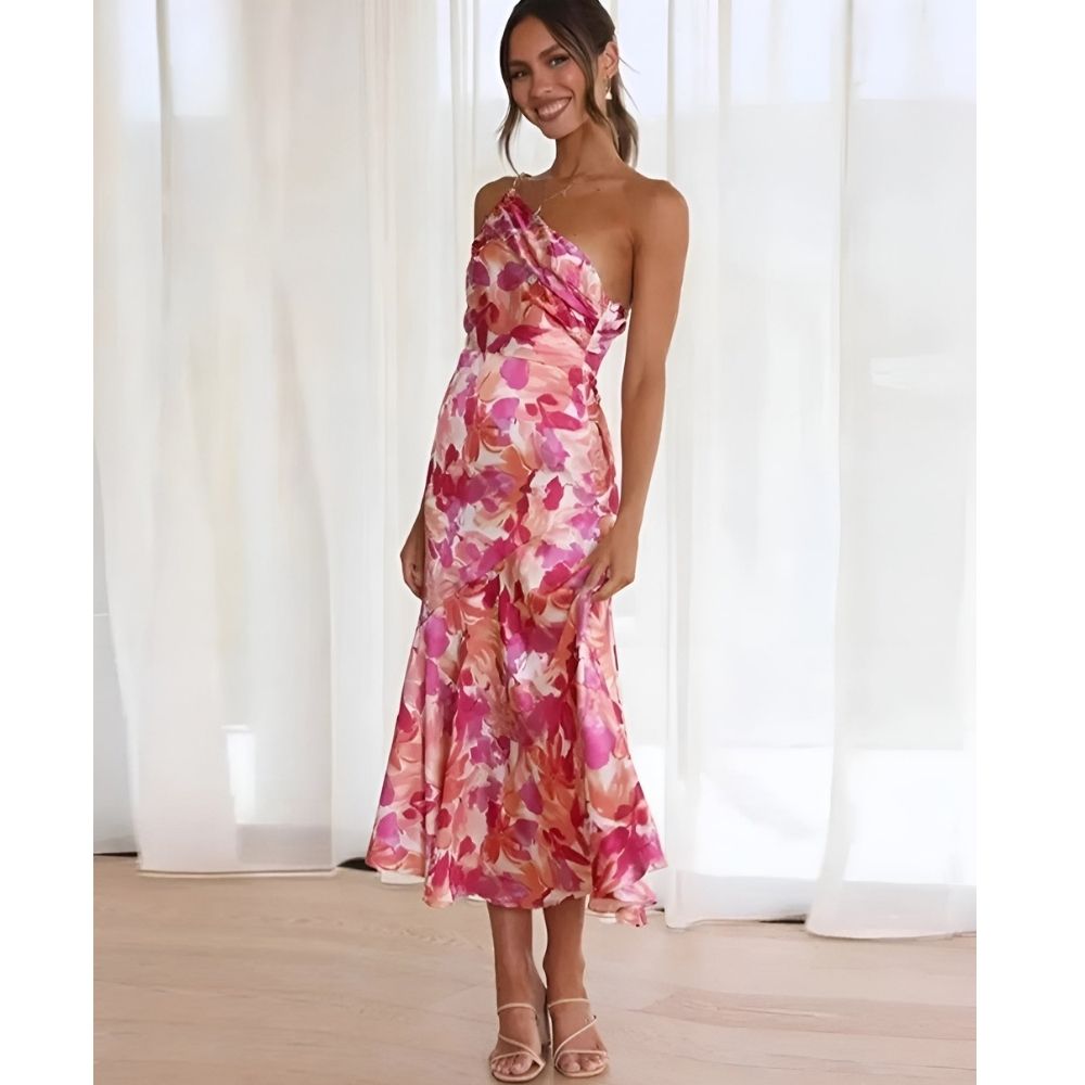 Elegante Maxi-jurk met Bloemenprint