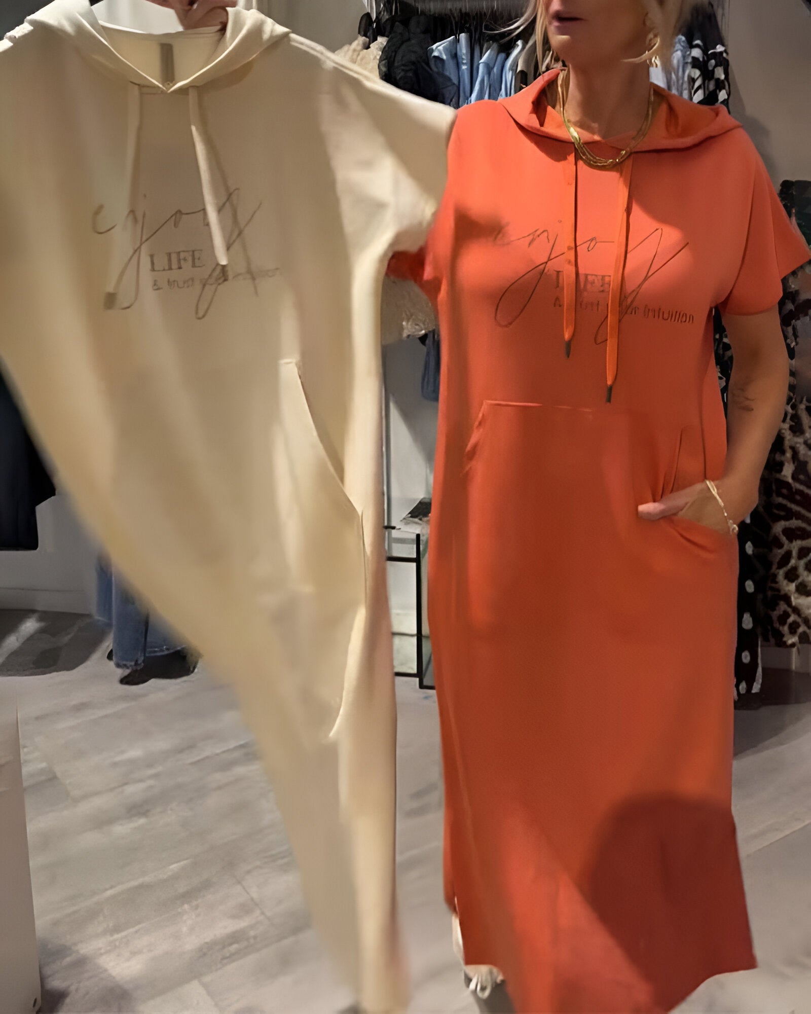 Saskia | Casual Hoodie Jurk