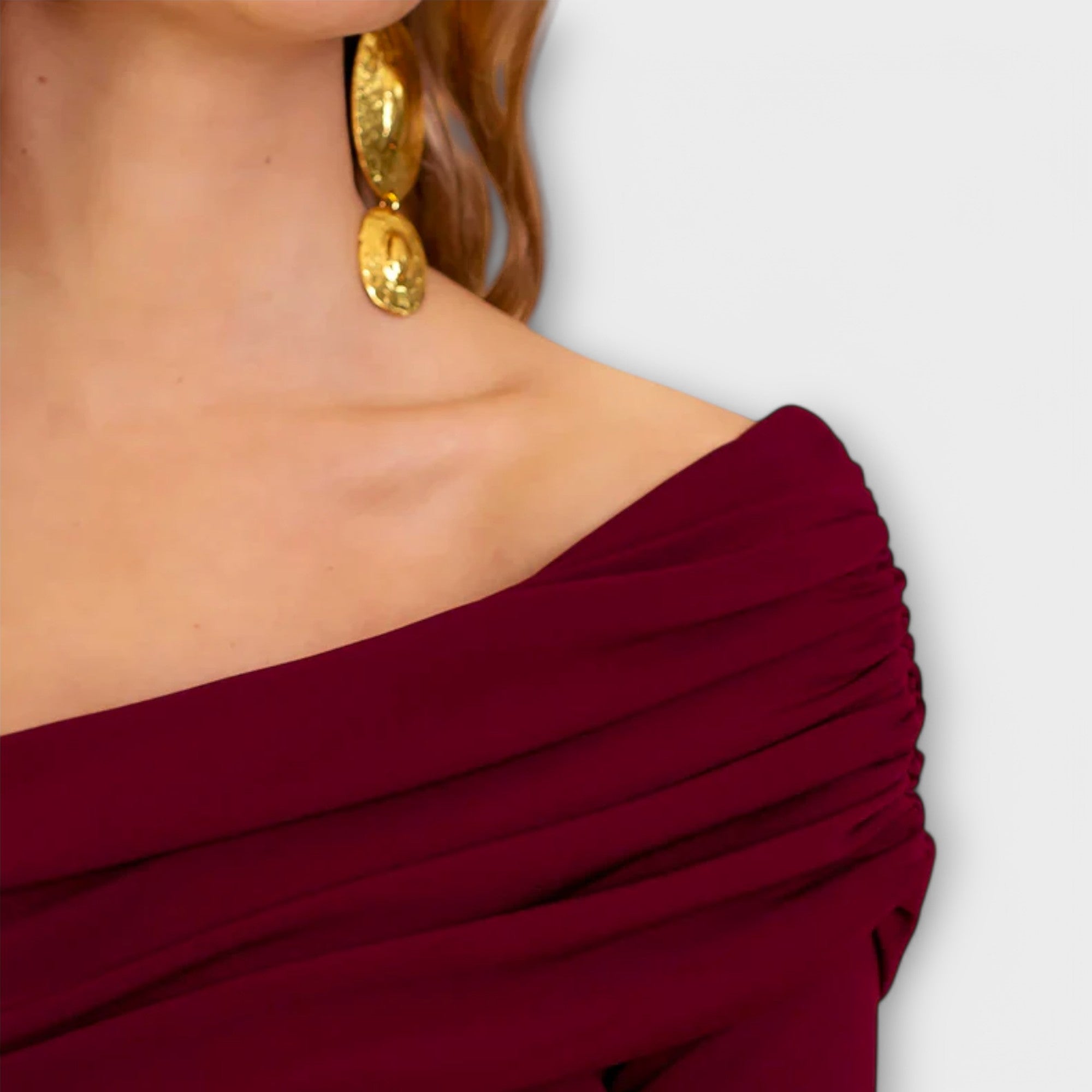 Elegante jumpsuit met één schouder