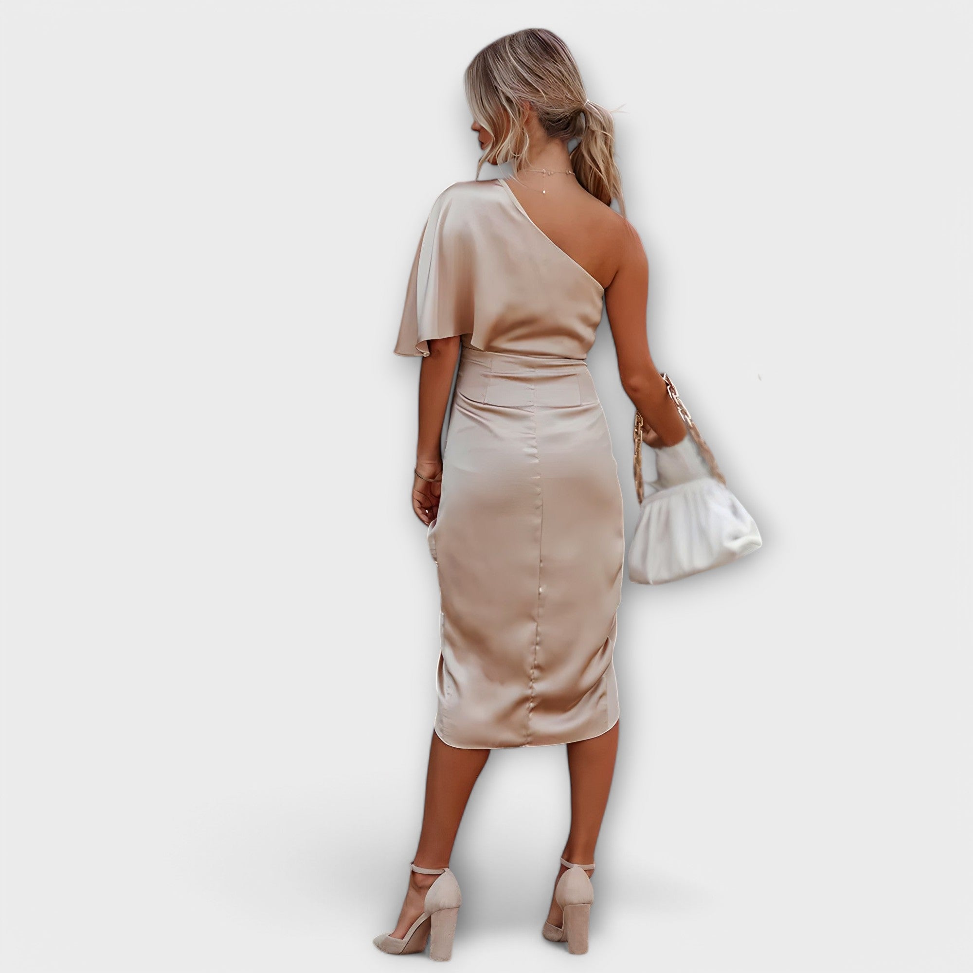 Élise - Luxe Zijde Feestjurk