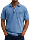 Max™ | Vintage casual poloshirt voor heren