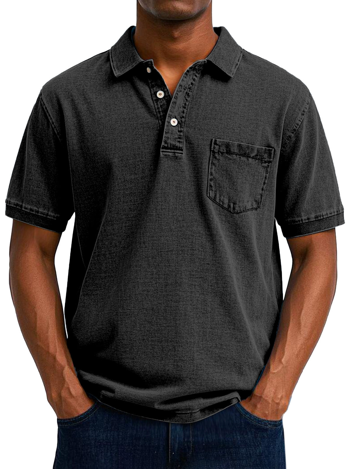 Max™ | Vintage casual poloshirt voor heren