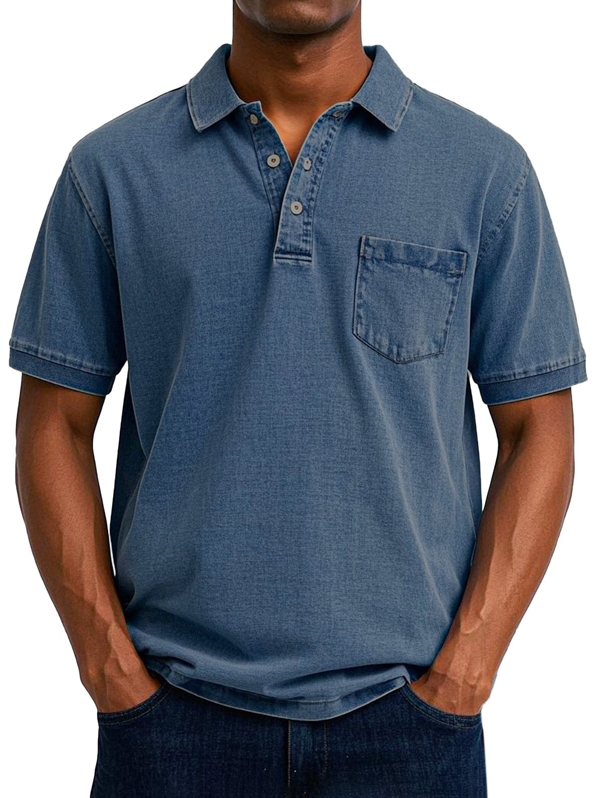 Max™ | Vintage casual poloshirt voor heren