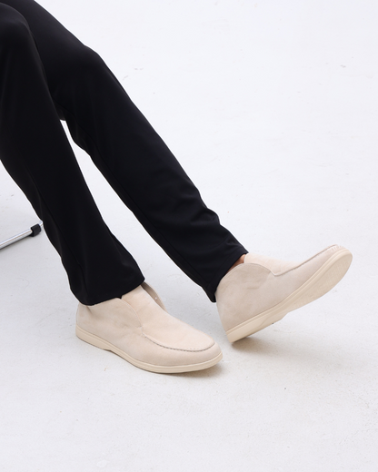 Hoge Suede Loafers