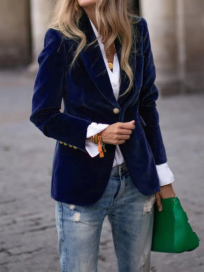 Zara | Fluwelen Blazer