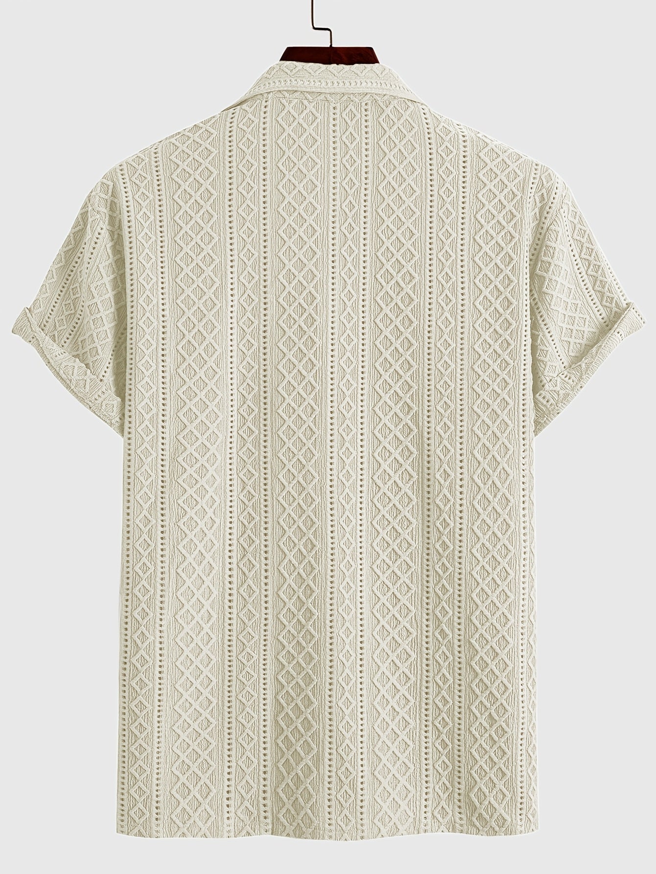 Laurent™ | Camicia Bohemien con Motivo in Rilievo