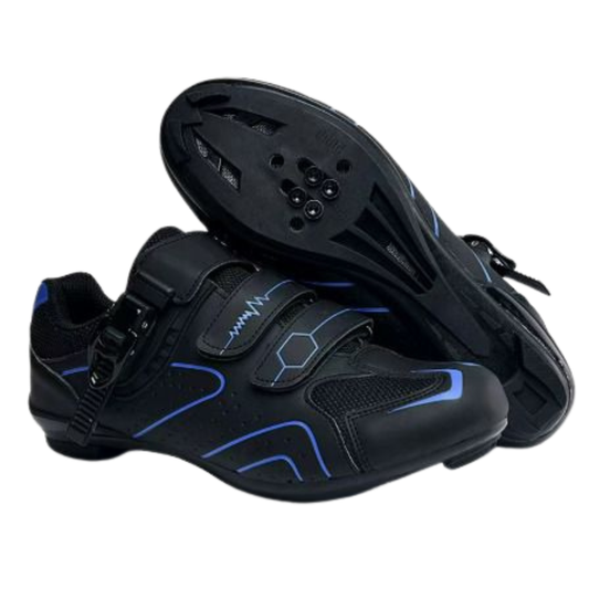 Unisex fietsschoenen met gesp en veters