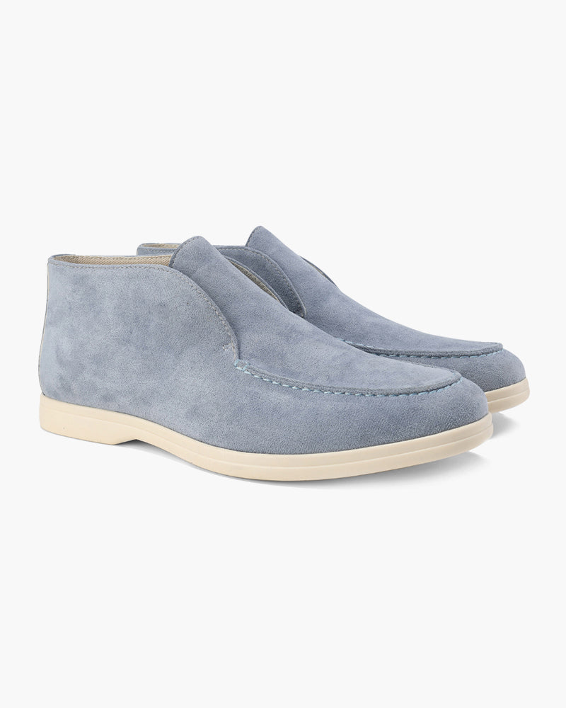 Hoge Suede Loafers