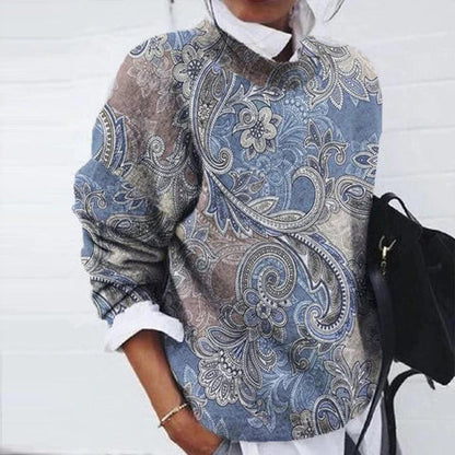 Jasmijn | Gebreide Pullover met Print