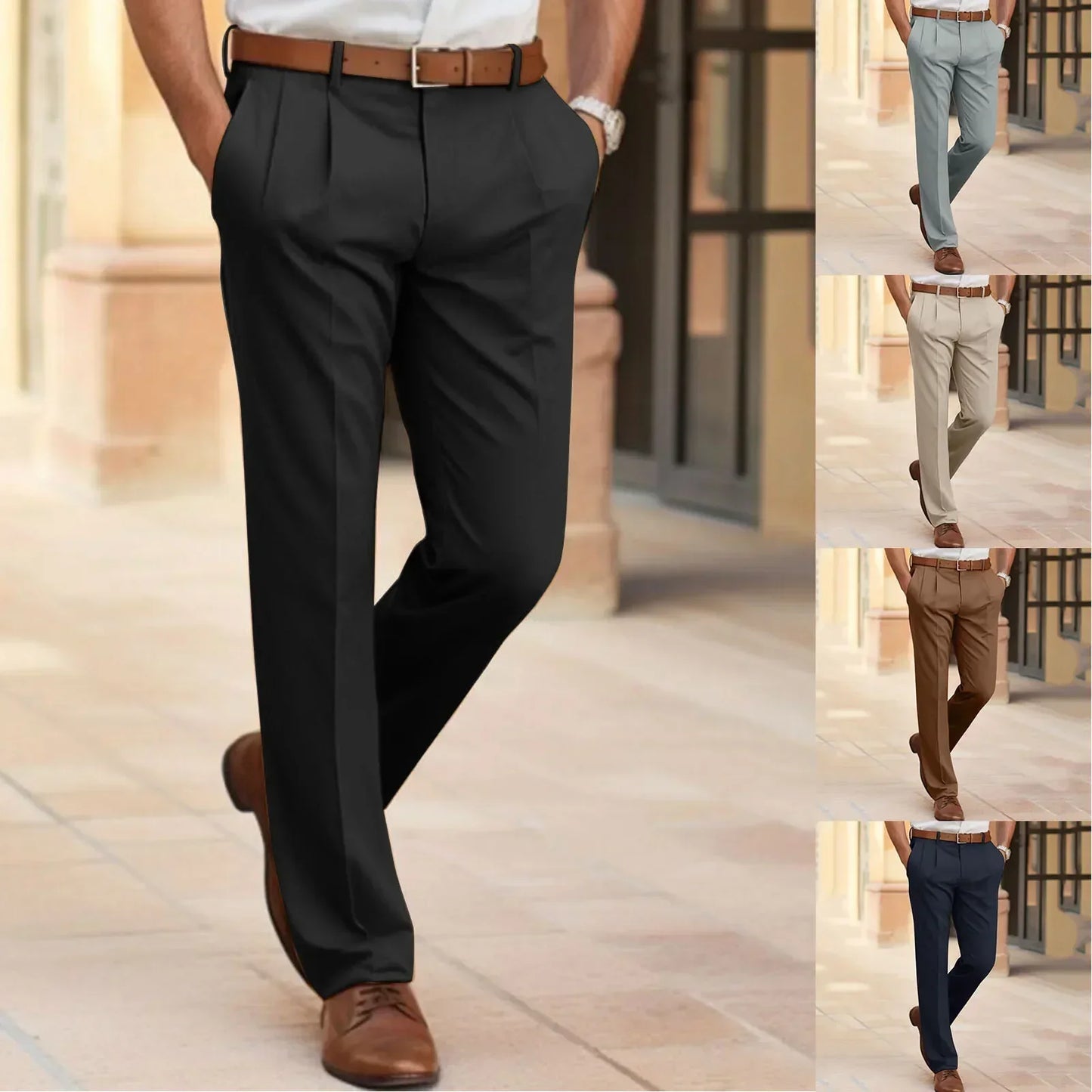 Harry | Rechte broek met een middelhoge taille
