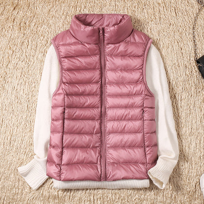 Gonda | Nieuwe Bodywarmer met Witte Donzen Veren