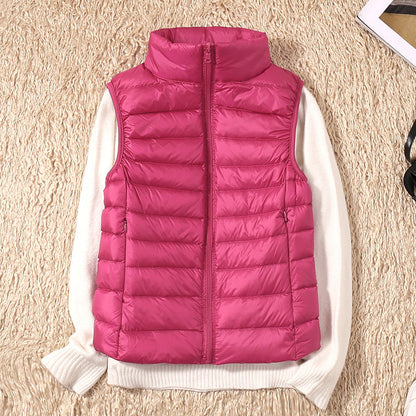 Gonda | Nieuwe Bodywarmer met Witte Donzen Veren