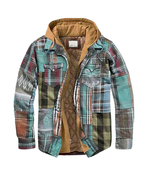 Sem | Patchwork blazer met ruiten