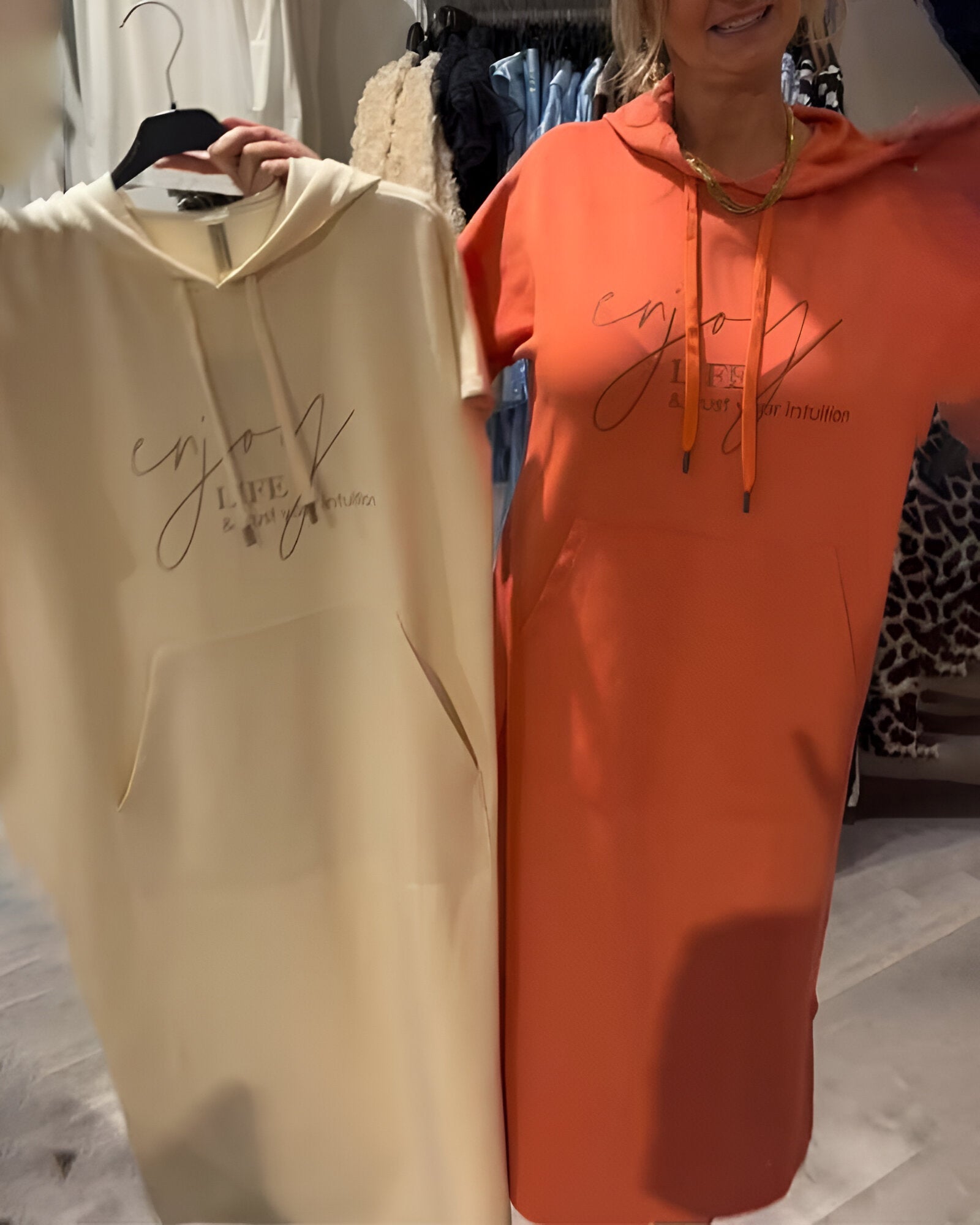 Saskia | Casual Hoodie Jurk