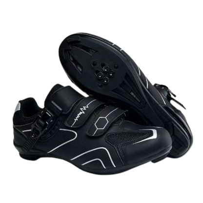Unisex fietsschoenen met gesp en veters