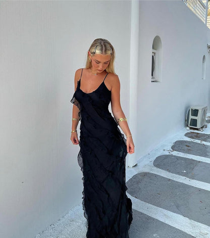 Zara - Maxi-jurk met ruches
