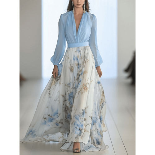 Tess™ | Lange jurk met bloemenprint