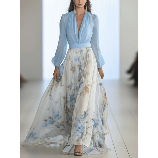 Tess™ | Lange jurk met bloemenprint