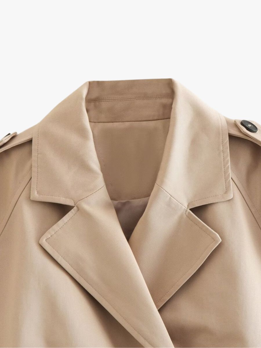 Zara | Cropped Trenchcoat