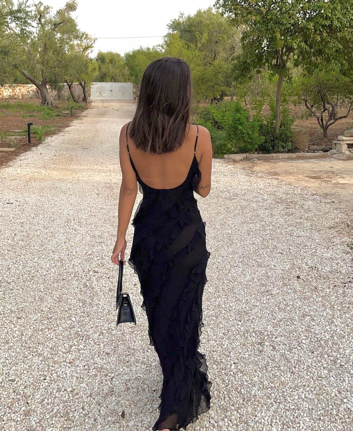 Zara - Maxi-jurk met ruches