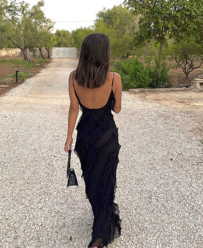 Zara - Maxi-jurk met ruches