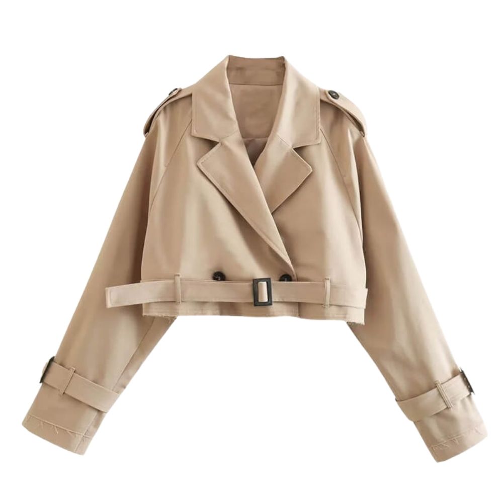 Zara | Cropped Trenchcoat