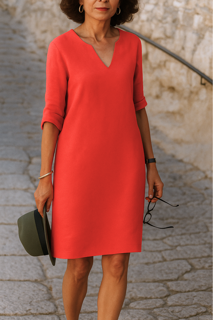 Ria™ | Elegante V-hals jurk