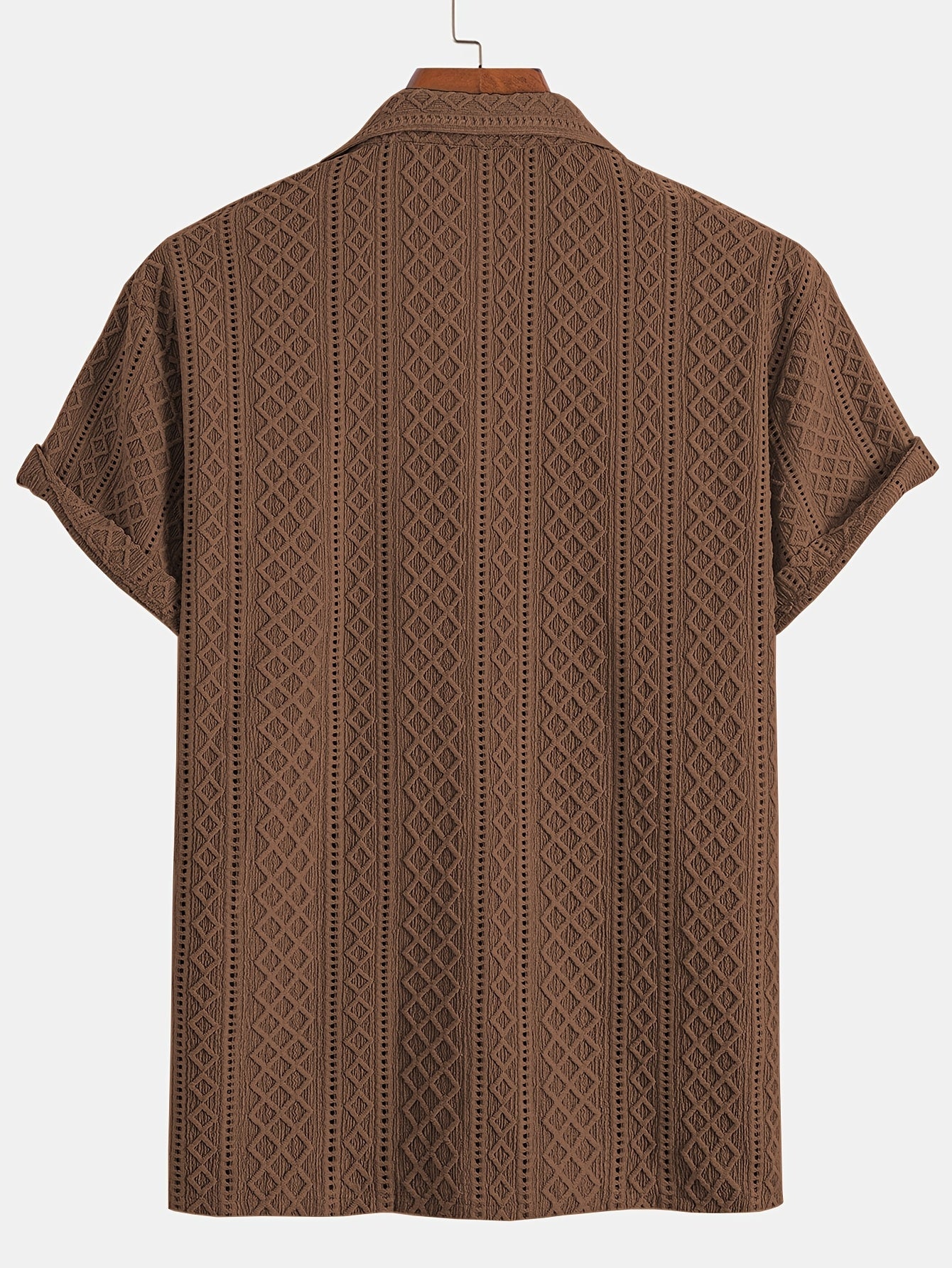 Laurent™ | Camicia Bohemien con Motivo in Rilievo