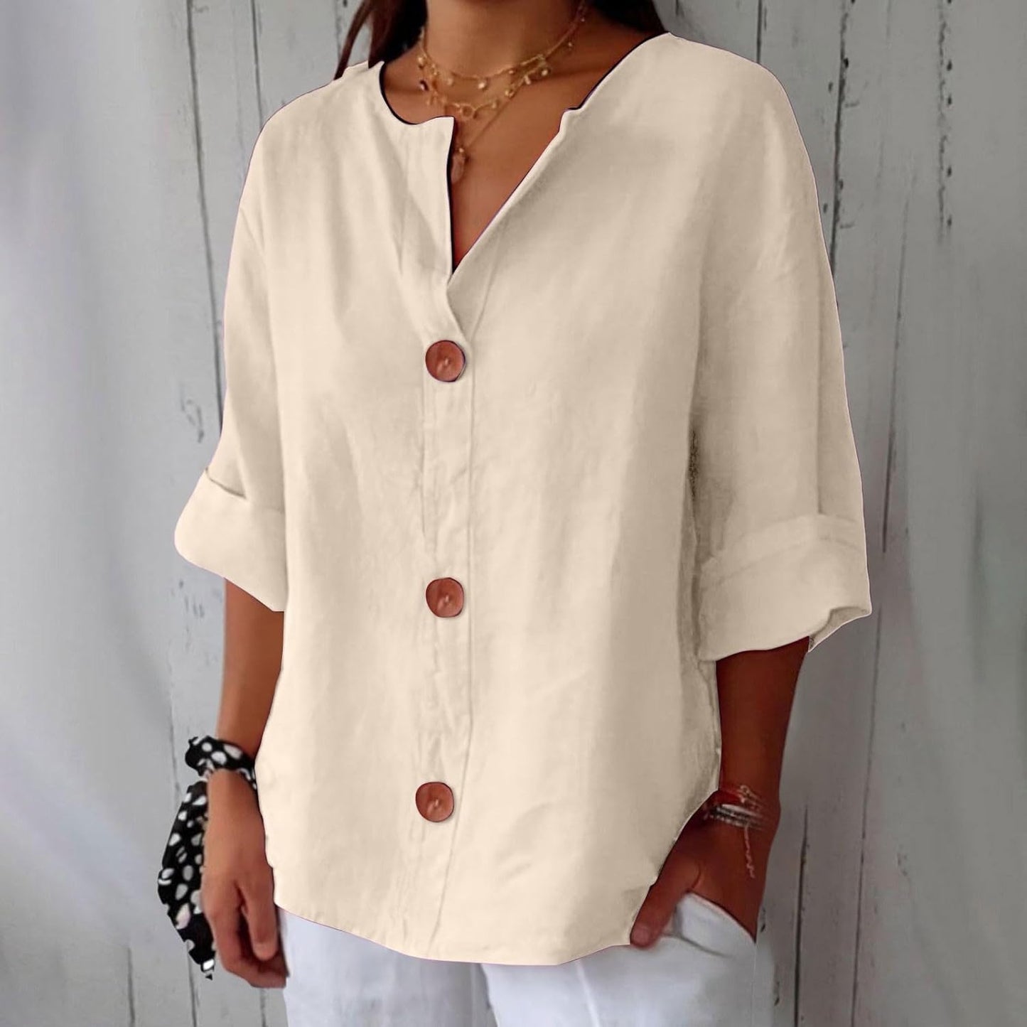 Clara™ | Casual Linnen Blouse