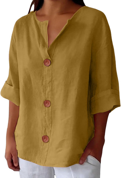 Clara™ | Casual Linnen Blouse