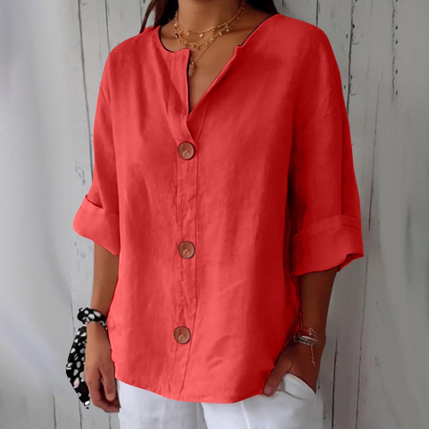 Clara™ | Casual Linnen Blouse