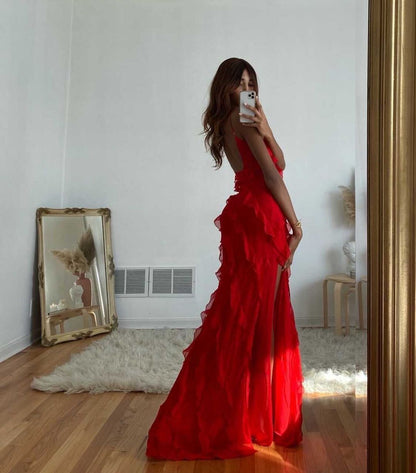 Zara - Maxi-jurk met ruches