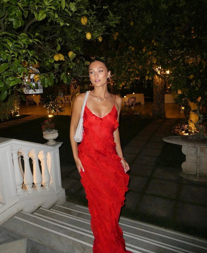 Zara - Maxi-jurk met ruches