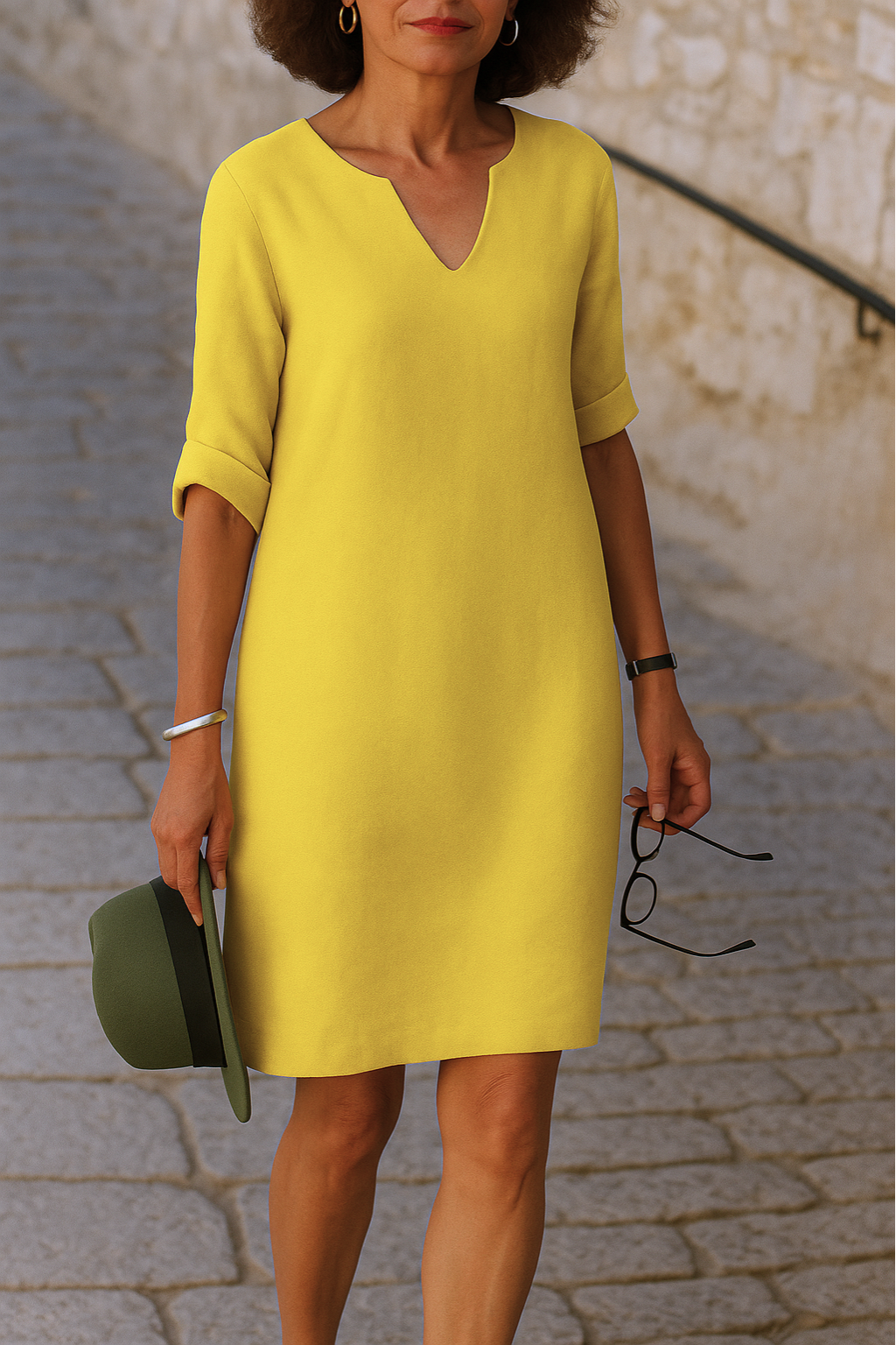 Ria™ | Elegante V-hals jurk