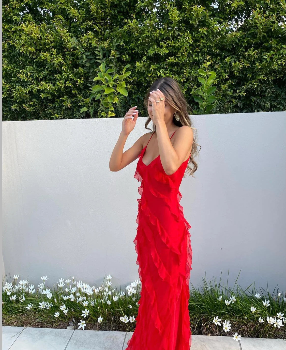 Zara - Maxi-jurk met ruches