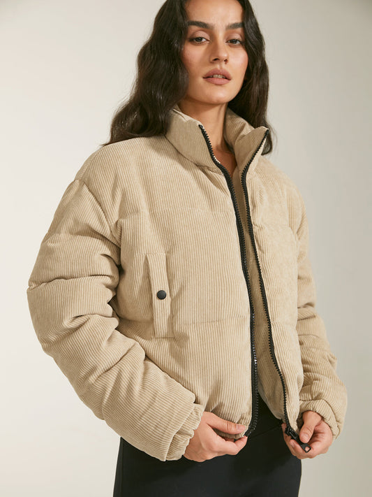 Lara | Beige jas voor dames