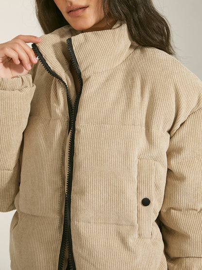 Lara | Beige jas voor dames