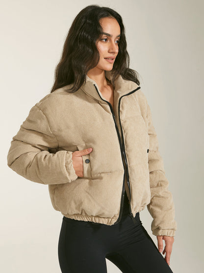 Lara | Beige jas voor dames