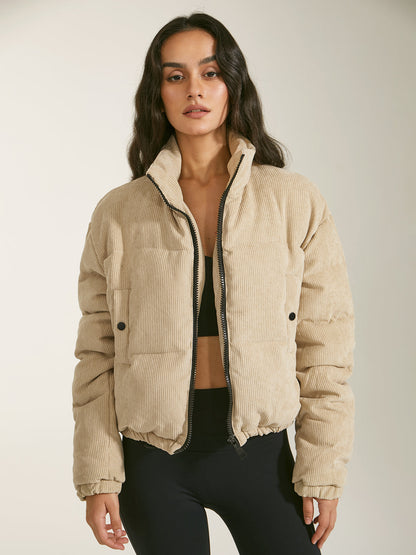 Lara | Beige jas voor dames