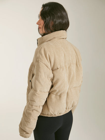 Lara | Beige jas voor dames