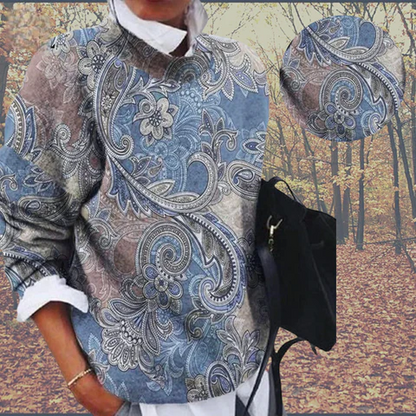 Jasmijn | Gebreide Pullover met Print