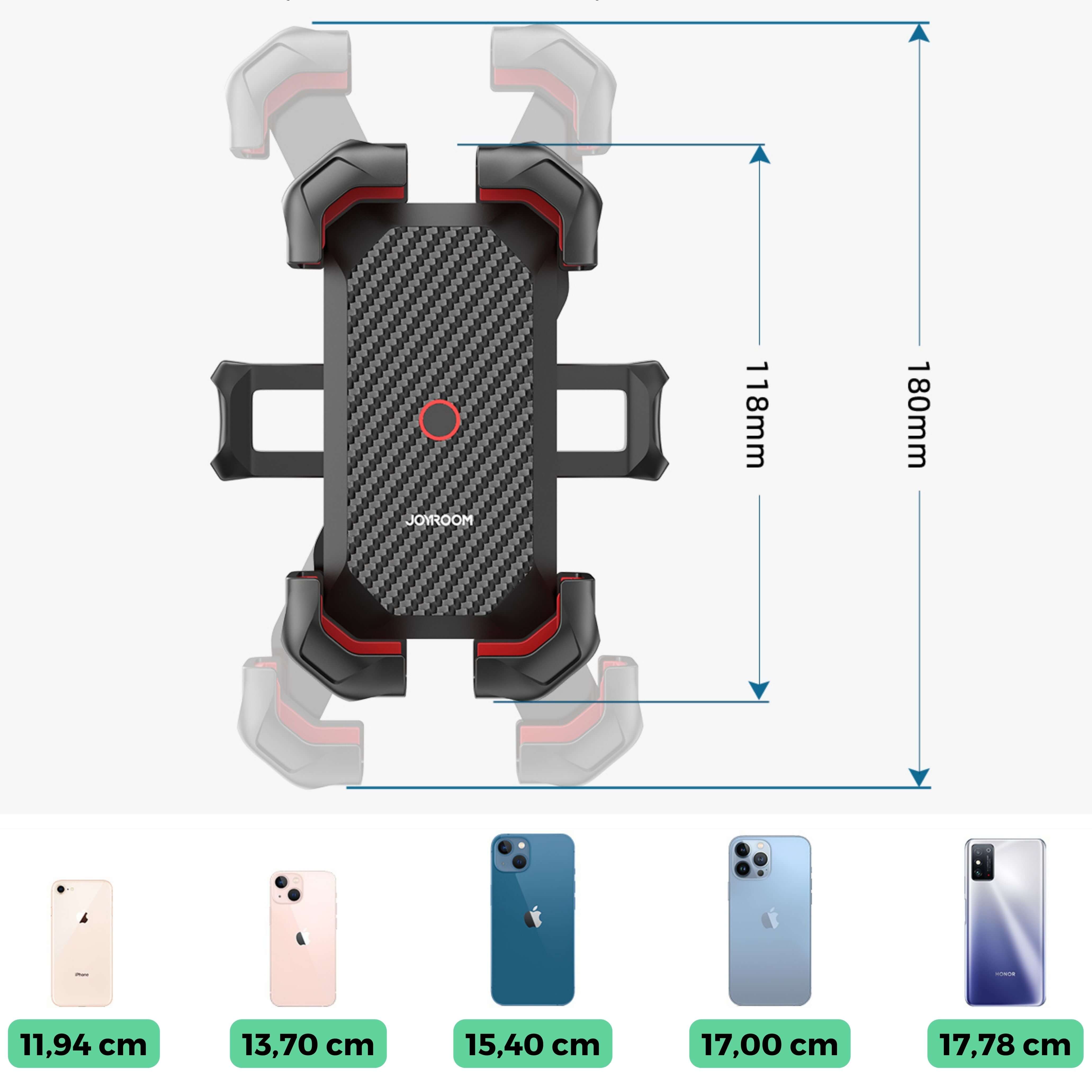 360° SmartBike Telefoonhouder voor alle smartphones