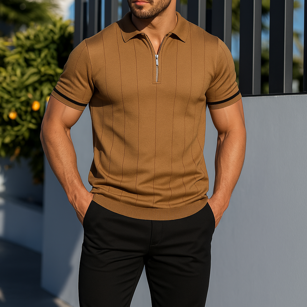 Solère Polo met rits