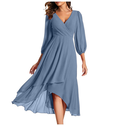 Luna | Elegante V-hals wikkeljurk
