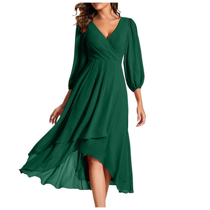Luna | Elegante V-hals wikkeljurk